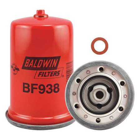 BALDWIN FILTERS Fuel Filter, 4-13/16 x 3-7/16 x 4-13/16In BF938