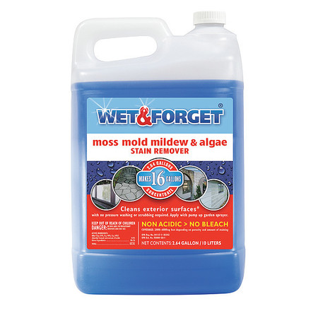 Wet & Forget Liquid 10 L Mold, Moss, Algae, Mildew Remover, Jug 10597