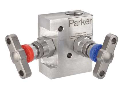 PARKER Manifold Valve, 1/4 In FNPT, 2 1/2 In L HALS2V4N