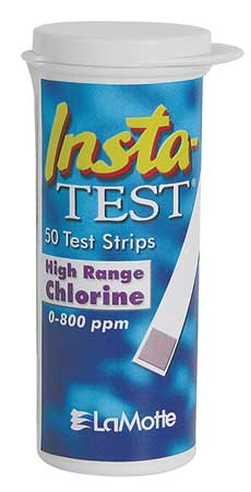 Lamotte Test Strip, Free Chlorine, PK50 3031