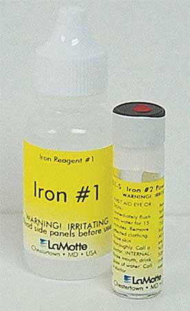 LAMOTTE Reagent Refill, Iron, Range 0.5 to 10 PPM R-4447