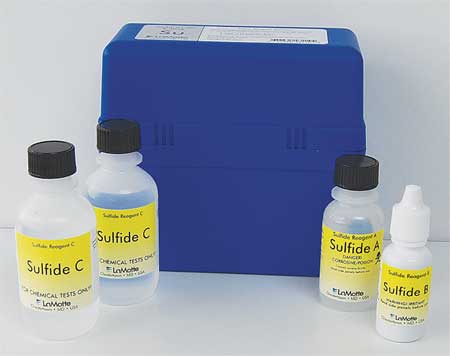 LAMOTTE SMART Reagent, Sulfide, 0 to 1.5PPM, PK50 3654-02-SC