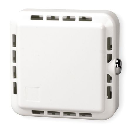 ZORO SELECT Universal Thermostat Guard, Off-White, Plastic 4E645