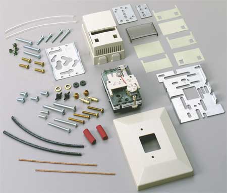 SIEMENS Pneumatic Thermostat, Single Temperature, Heating and Cooling, 2 Pipe 192-840