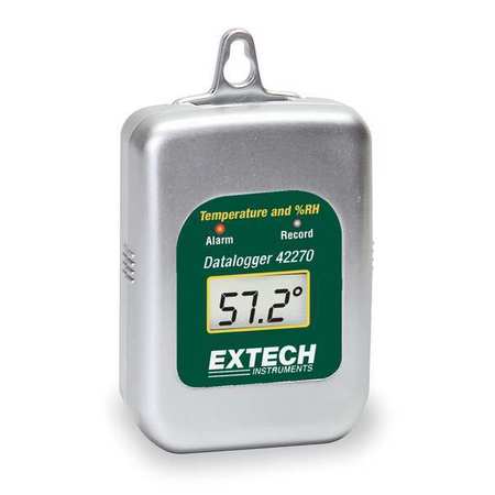 EXTECH Data Logger, Temperature and Humidity 42270