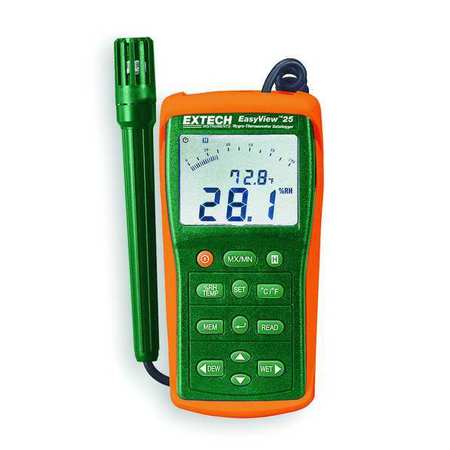 EXTECH Thermocouple Thermometer, 2 Input EA15-NIST