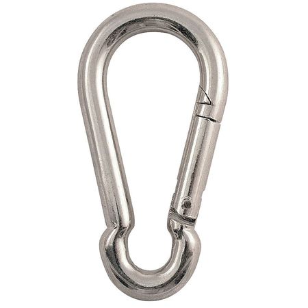 Lucky Line Spring Snap, HD, Steel, L 4 3/4 In 4FCE4