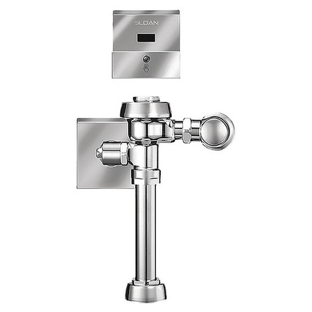 SLOAN 1.28 gpf, Toilet Automatic Flush Valve, Chrome, 1 in IPS Royal 111-1.28 ESS