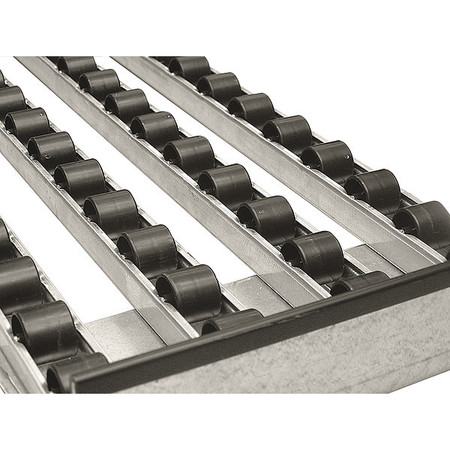 Mallard Multi-Rail Flow Rack Conveyor, Skate Wheel Type, 2 ft 8 in L, 10 1/2 in W RT070450-032AS