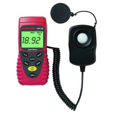 Amprobe Auto Ranging Light Meter, 0 to 20,000Fc LM-120
