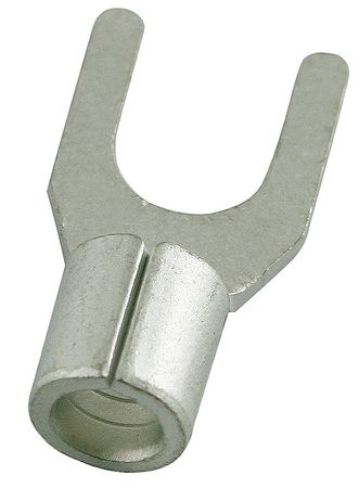 POWER FIRST 12-10 AWG Non-Insulated Fork Terminal #10 Stud PK50 4FRG1