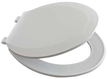 CENTOCO Toilet Seat, With Cover, Plastic, Elongated, White GR1600BP8-001