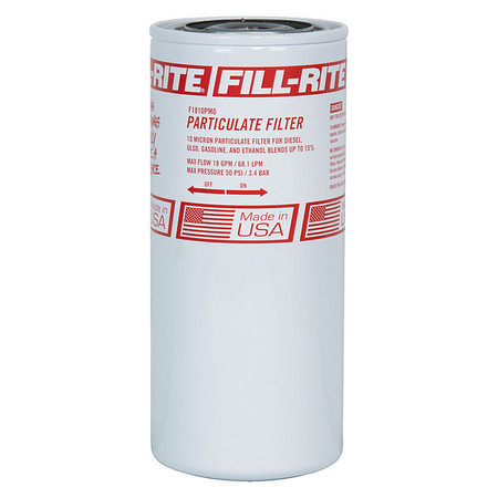 Fill-Rite Fuel Filter Canister, 8-1/2x3-5/8x8-1/2In F1810PM0