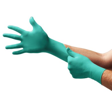 Ansell TouchNTuff 92-500, Disposable Nitrile Gloves with Enhanced Chemical Splash Protection, 4.7 mil Palm 92-500