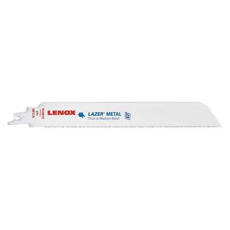 Lenox 9" L x Metal Cutting Reciprocating Saw Blade 201789114R