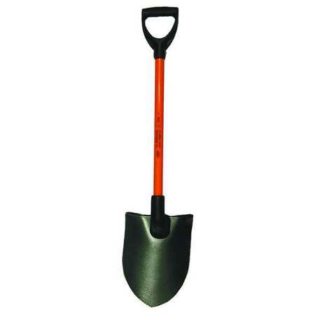 Nupla Nonconductive Round Point Shovel, 27 In. 6894317