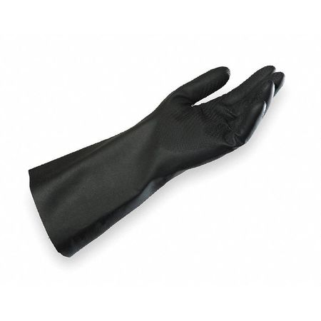 MAPA 14" Chemical Resistant Gloves, Butyl, 7, 1 PR 650