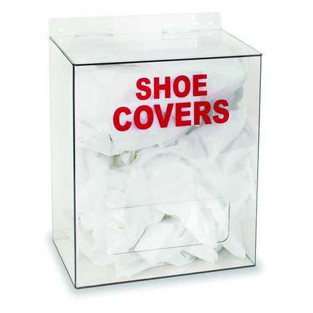CONDOR Shoe/Boot Cover Dispenser, PETG, Clear 4GMT5