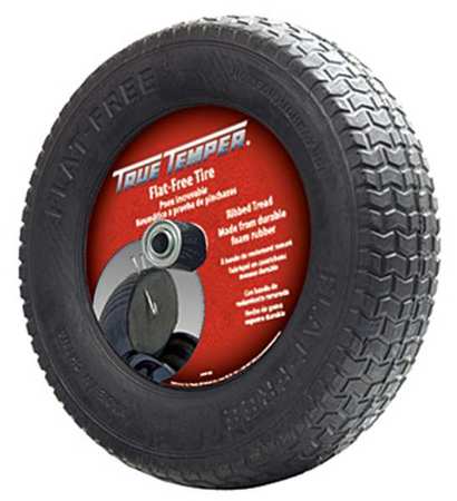True Temper Wheelbarrow Tire, Knobby, 16 In. Dia. FFTKBCC