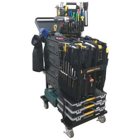 MOBILE SHOP Complete PM Cart with Complete Tool Bag MS-CPMC