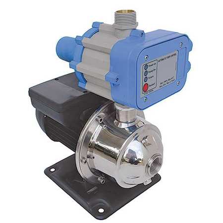 Dayton Automatic Pressure Booster System, 3/4 hp, 115V AC, 1 Phase, 1 in NPT Inlet Size, 2 Stage 4HFA7