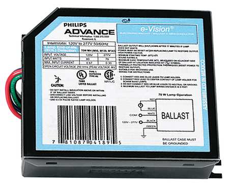 ADVANCE PHILIPS ADVANCE 39 W, 1 Lamp HID Ballast IMH-39-G-BLS