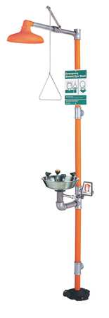 GUARDIAN EQUIPMENT Drench Shower With Face/Eyewash, 17 In. W GBF1909SSH