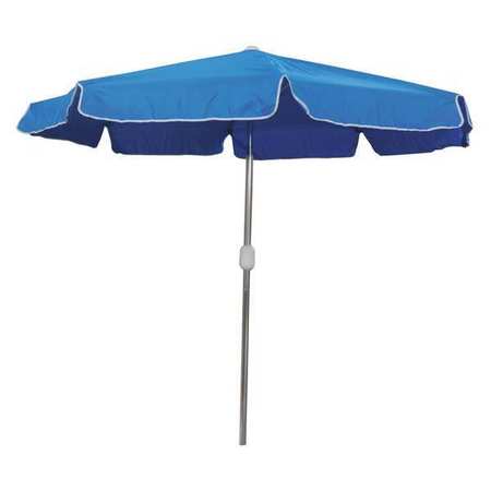 Zoro Select Outdoor Umbrella, Round, Blue 4HUW4