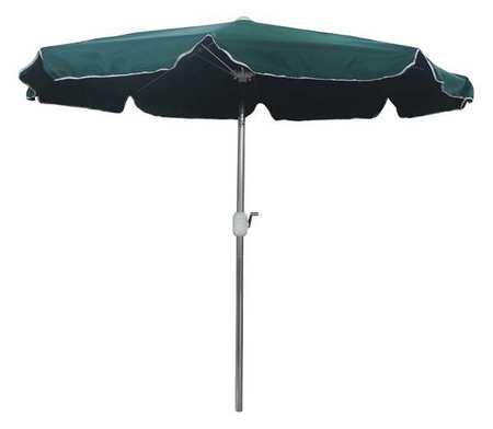 Zoro Select Outdoor Umbrella, Round, Green 4HUW5