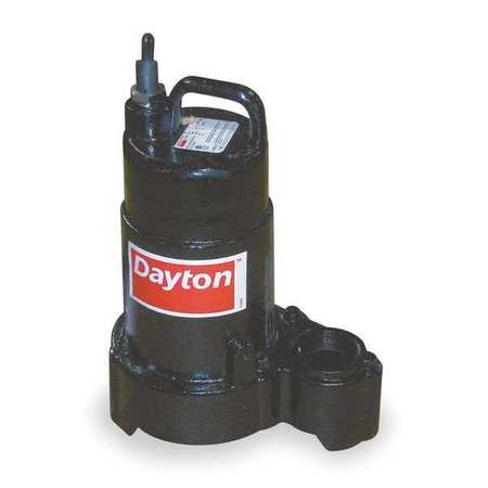 Dayton 1/2 HP 1-1/2" F Submersible Sump Pump 120V AC None 4HU69