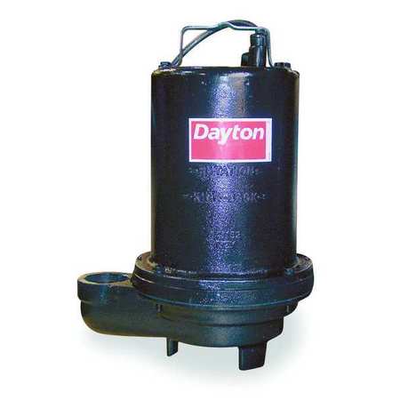 Dayton Pump, Effluent, 1/2 HP 4HU75