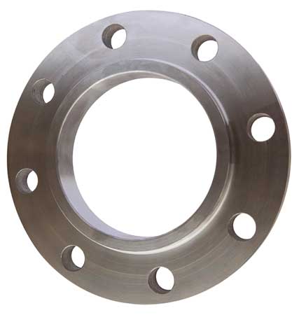 Zoro Select 4" Welded SS Slip-On Flange 4HWU9