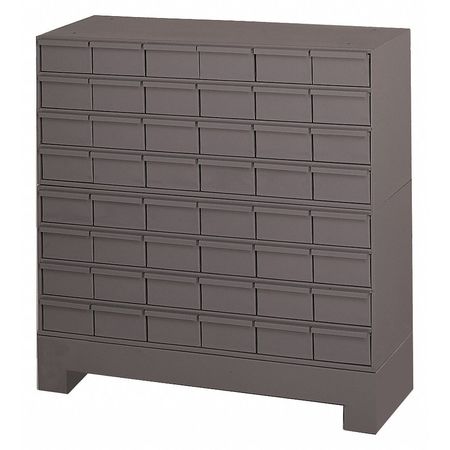 Durham Mfg Drawer Bin Cabinet with Prime Cold Rolled Steel, 34 in W x 33 3/4 in H x 12 1/4 in D 017-95