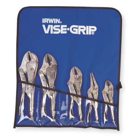 IRWIN VISE-GRIP Locking Pliers Set,Plain Grip (538KB) | Zoro