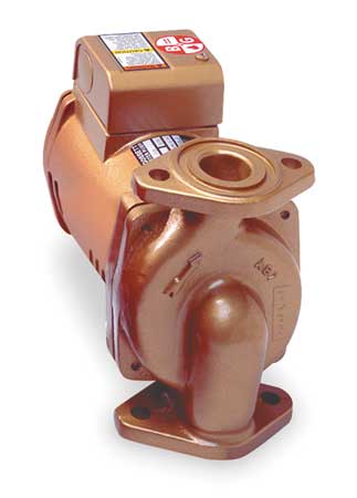Bell & Gossett Hydronic Circulating Pump, 1/6 hp, 115V, 1 Phase, Flange Connection 1BL003LF