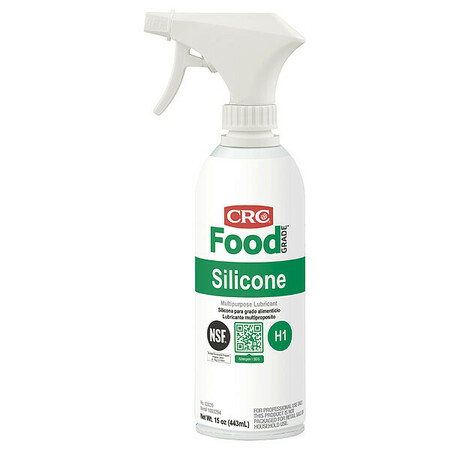 Crc Multi-Purpose Food Grade Silicone Lubricant, H1 Food Grade, -40 to 400 Degree F, 16 Oz Non Aerosol 03039