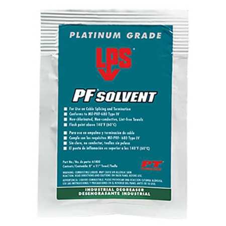 LPS Solvent and Degreaser Sheets, 8 x 11", 144 Sheets 61400