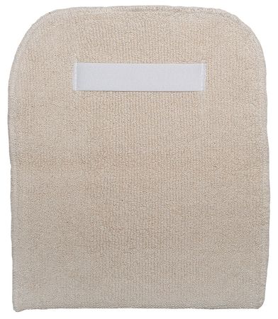 CONDOR Bakers Pad, White, Terry Cloth 4JD55
