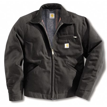 Carhartt Jacket, 42 In, Black J01 BLK TLL 42 | Zoro