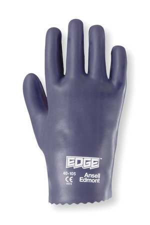 Edge Nitrile Coated Gloves, Full Coverage, Gray, XL, PR 40-105