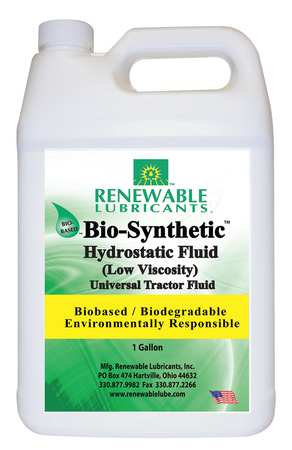 RENEWABLE LUBRICANTS Trans-Hydraulic Fluid, Tractor, 1 Gal, 5W-20 81303