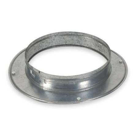 Zoro Select Snap On Collar, Round, Galvanized Steel 4JRN4