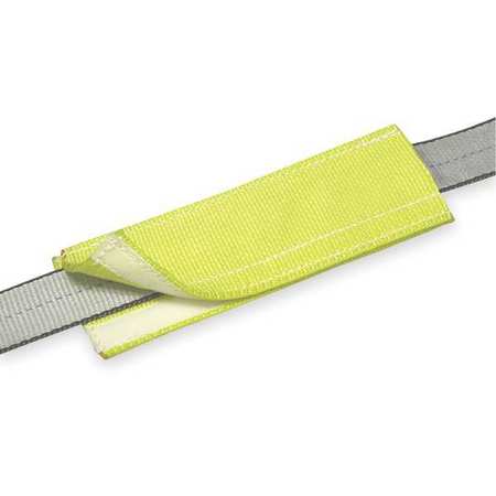 LIFT-ALL Wear Pad, 4 In X 12 In, Yellow 4FQSNX1