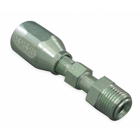 AEROQUIP Fitting, Straight, 1/4 In Hose, 1/2-20 SAE 190111-5S