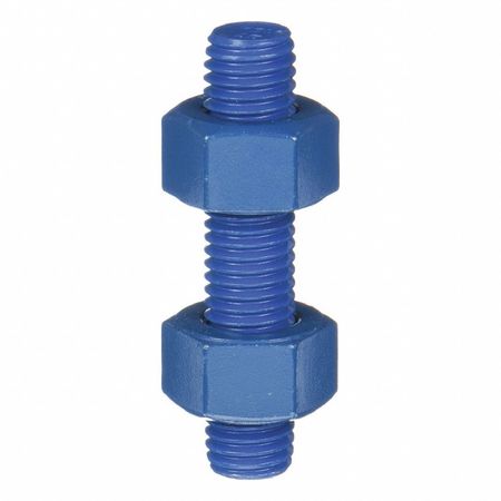 USA FASTENER Fully Threaded Stud, 7/8"-9, 4 1/2 in, Steel, Grade B7, 36 PK SB70D0870072X1W2D