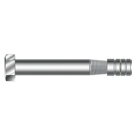 Mkt Fastening Taper Bolt Removable Anchor Bolt, 1/2 in Dia., 4" L, Zinc Alloy Zinc Plated 3431000