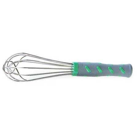 VOLLRATH French Whip, L 10 In, Aqua 47090