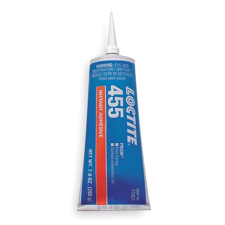 LOCTITE Spray Trim Adhesive, 455 Series, Light Yellow/Cloudy, 7 oz, Tube 135258
