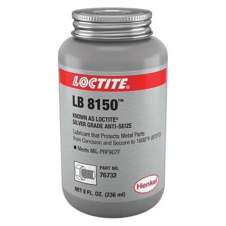 Loctite Anti-Seize, 8 oz Brush-Top Can, Aluminum, Graphite, LB 8150 199012