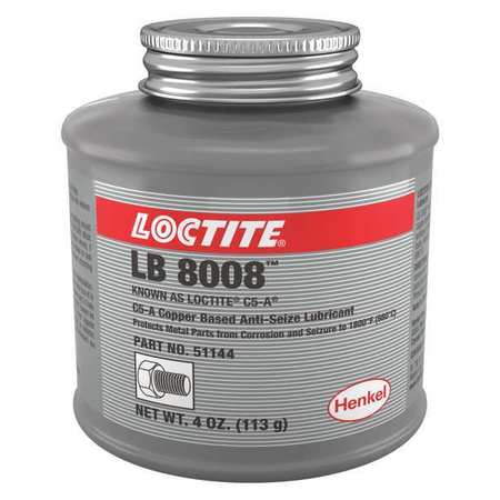 Loctite Anti Seize Compound, Copper, 4 oz, Can LB 8008(TM) 234259